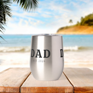 Black And White Bold Dad Established
