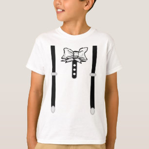Black and white Bow tie 2D T-Shirt