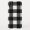 Black and White Buffalo Check Phone Case
