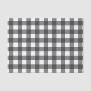 Black and white Buffalo check plaid tissue paper! Tissue Paper