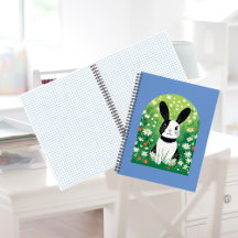 Black And White Bunny 