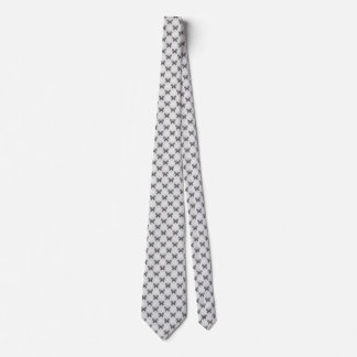 Black and white butterflies tie