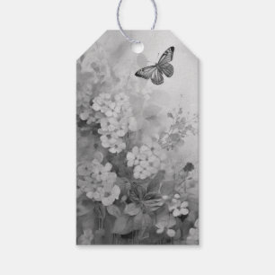 Black and White Butterfly Gift Tags