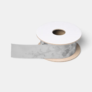 Black and White Butterfly Satin Ribbon