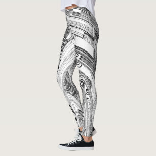 Black and White Calamity Leggings