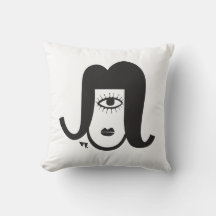 Black and White Cartoon Mod Illustrated