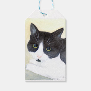 Black and White Cat Gift Tags