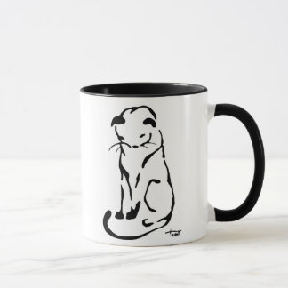 Black and White Cat Mug