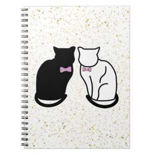 Black and White Cat Notebook