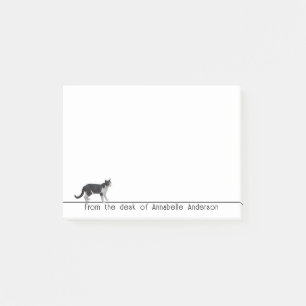 Black and White Cat Personalise Notes