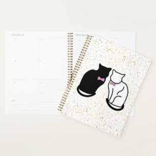 Black and White Cat Planner