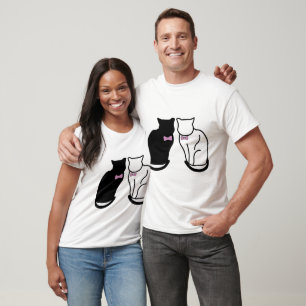 Black and White Cat T-Shirt