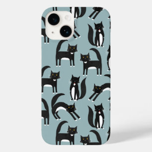 Black and White Cats Case-Mate iPhone 14 Case