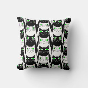 Black and White Cats Cushion