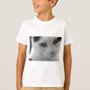 Black and white cats face T-Shirt