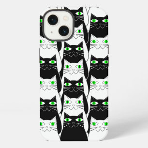 Black and White Cats iPhone 13 Case