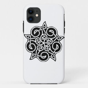 Black And White Celtic Knot iPhone 11 Case