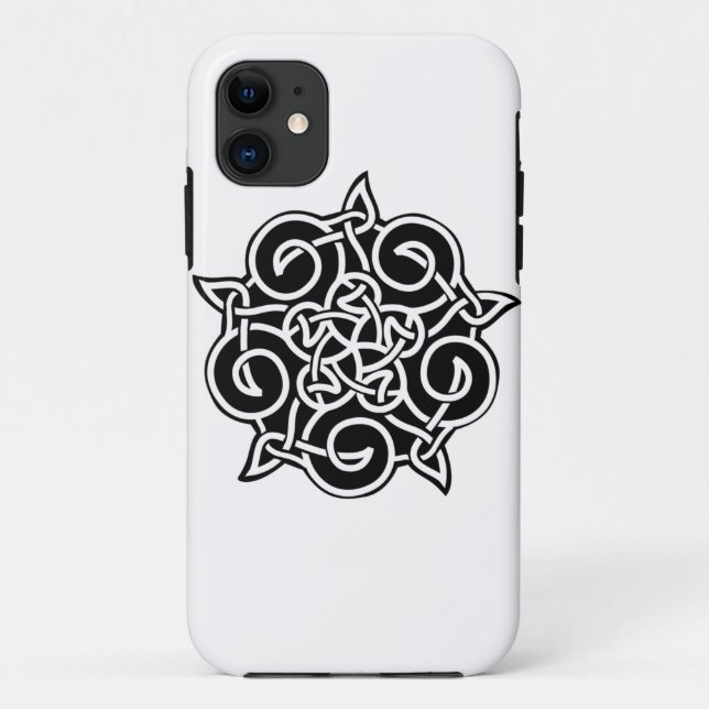 Black And White Celtic Knot Case-Mate iPhone Case (Back)