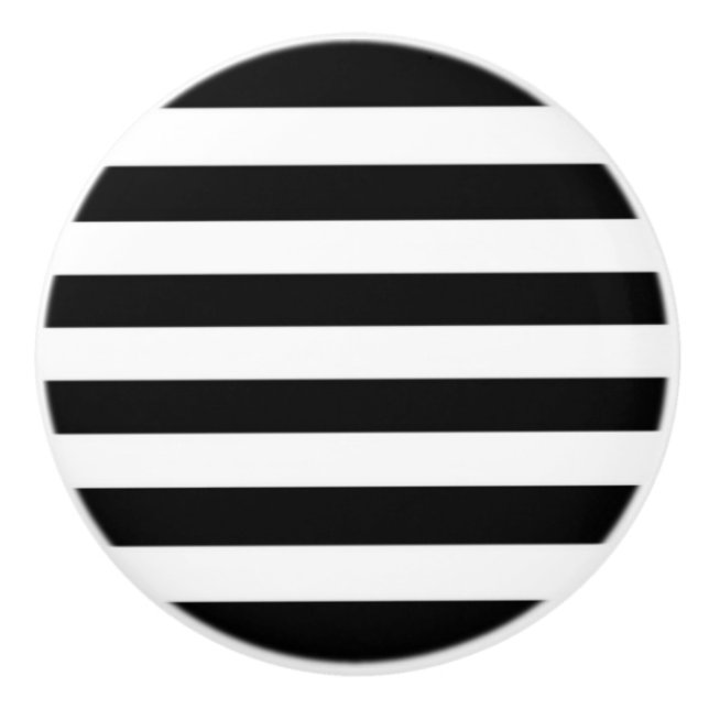 black and white ceramic knob (Front)