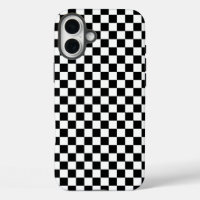 Black and white checkerboard pattern