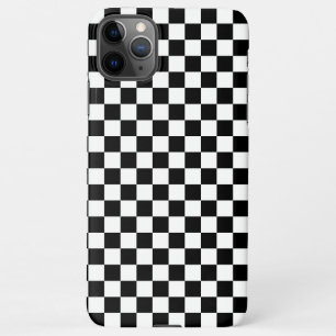 Black and white checkerboard pattern  iPhone 11Pro max case
