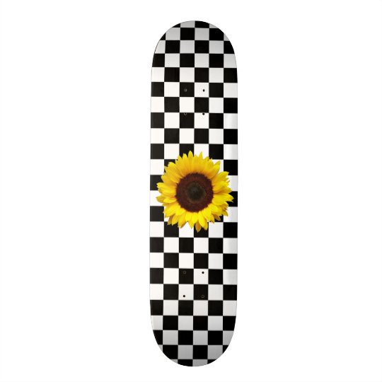 checkered sunflowers