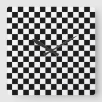 Black and white chequerboard pattern 