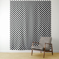 Black and white chequerboard pattern