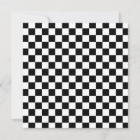 Black and white chequerboard pattern