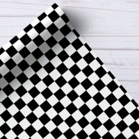 Black and White Chequerboard Pattern
