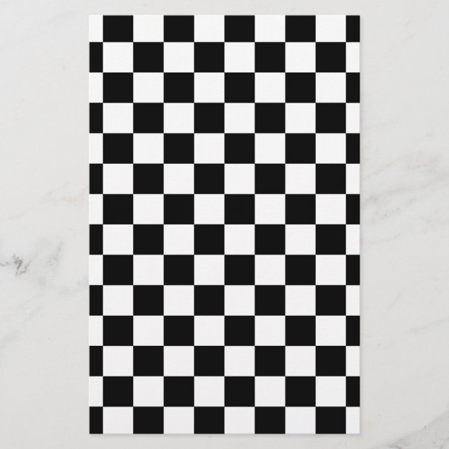 Black and white chequered pattern (Front)