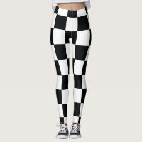 Black and White Chequered Pattern