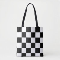 Black and White Chequered Pattern