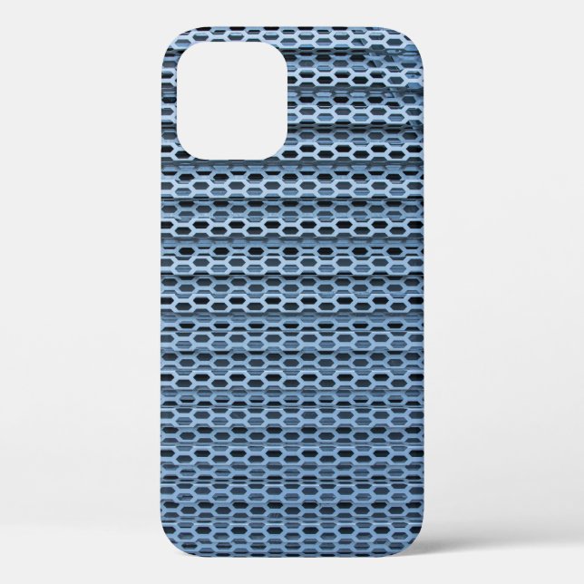 Black and white chequered textile Case-Mate iPhone case (Back)