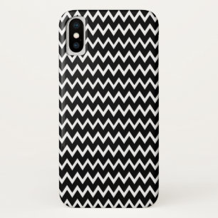 Black And White Chevron iPhone X Case
