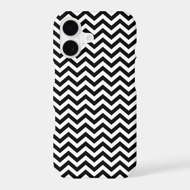 Black And White Chevron Pattern (Back)