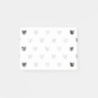 Black and White Chic Cute Cat Pattern
