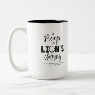 Black and White Christian Themed Mug