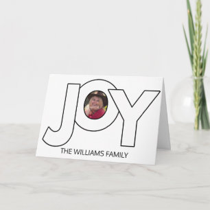 Black and white Christmas Card