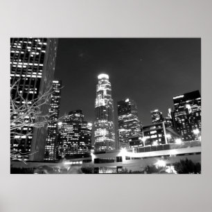 Black And White Cityscape 13 Poster
