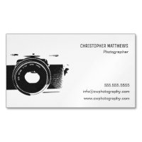 Black and white classic camera photographer