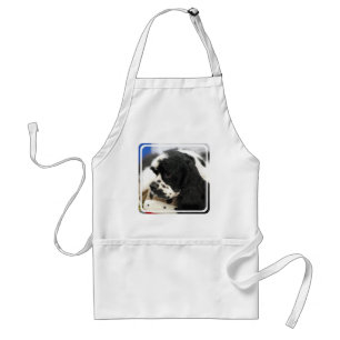 Black and White Cocker Spaniel Apron
