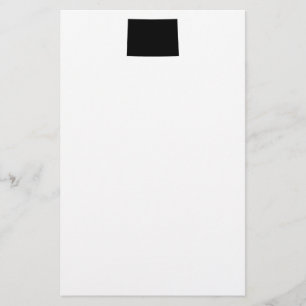 Black and White Colorado Stationery