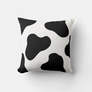 Black and white colour patterns cushion