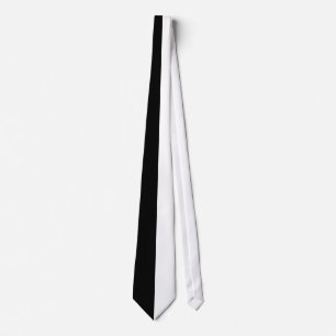 Black And White Cookie Half and Half Tie