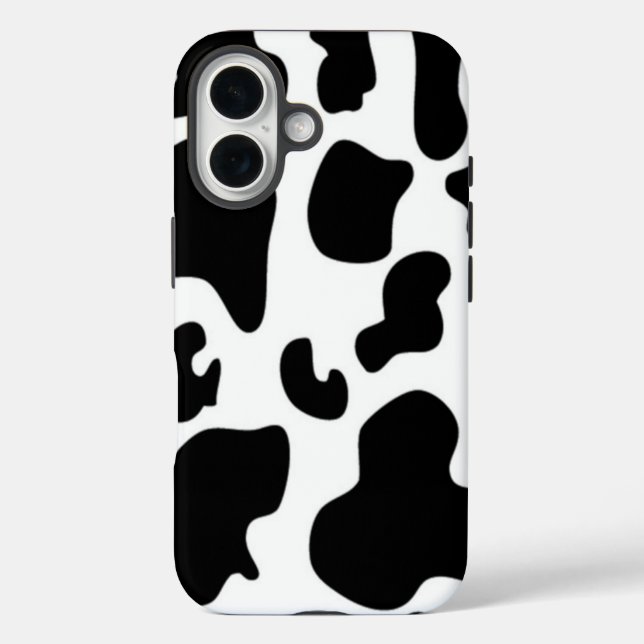 Black and White Cow Case-Mate iPhone Case (Back)