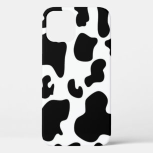 Black and White Cow iPhone 12 Case