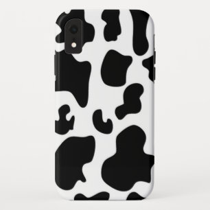Black and White Cow iPhone XR Case