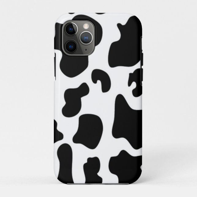 Black and White Cow Case-Mate iPhone Case (Back)