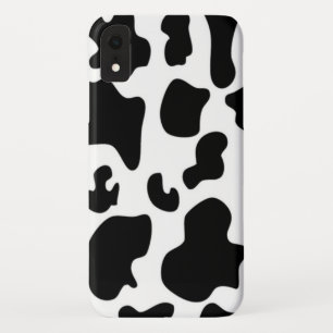 Black and White Cow iPhone XR Case